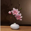 禪意陶瓷白色花瓶_2