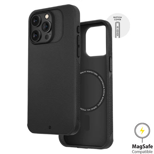 SYNTHESIS iPhone 15 全系列 MagSafe 頂級防摔保護殼 極簡黑
