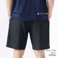 平織輕盈運動短褲-黑色_2
