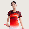 簡約橫紋競技賽服-漸層紅(女版)