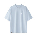 休閒LOGO落肩TEE-淺藍_2