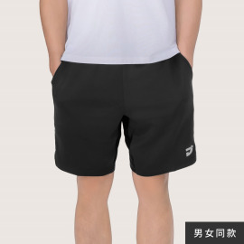 大賽級透氣針織運動短褲-黑色