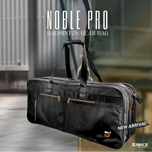 NOBLE PRO尊爵矩形包 球拍包黑金包(3種背法)