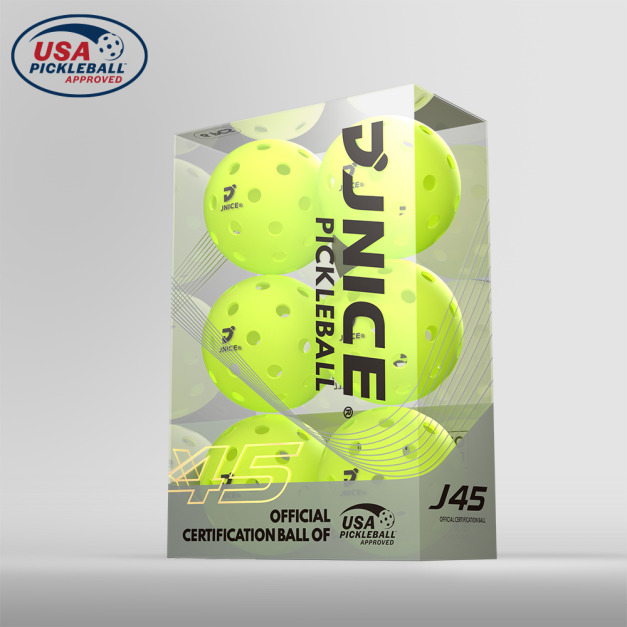 【大賽級】USAPA認證 匹克球40孔室外球-J45(6入)