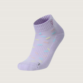 運動機能透氣短筒襪-紫 M(22~25cm)