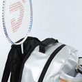 潮搭多功能雙肩後背包 球拍袋-炫彩銀_3