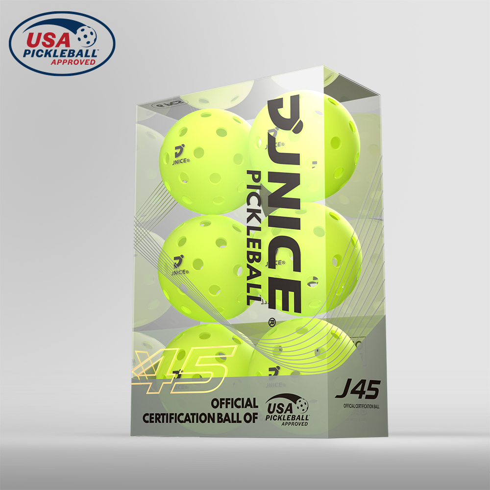 【大賽級】USAPA認證 匹克球40孔室外球-J45(6入)
