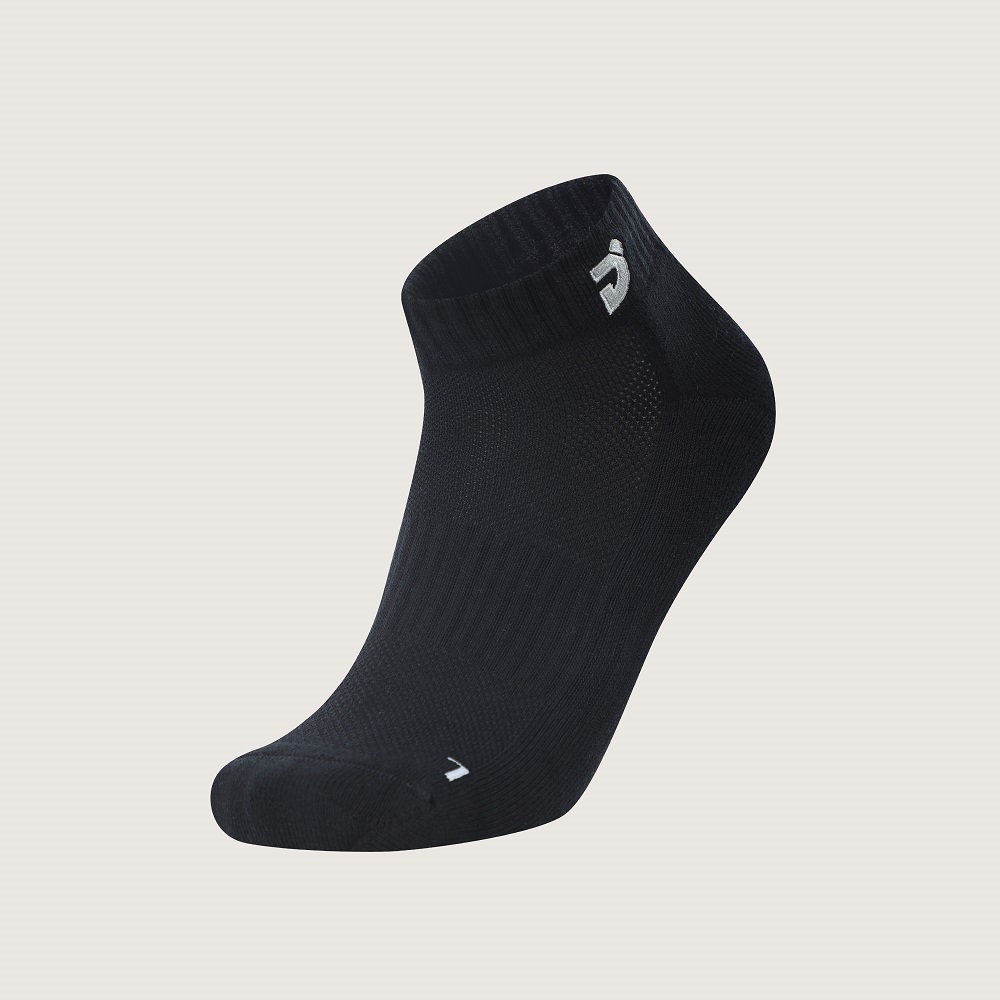 運動機能透氣短筒襪-黑 L(25~28cm)