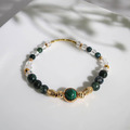 植感生活 | A41孔雀石水草瑪瑙白水晶手鍊