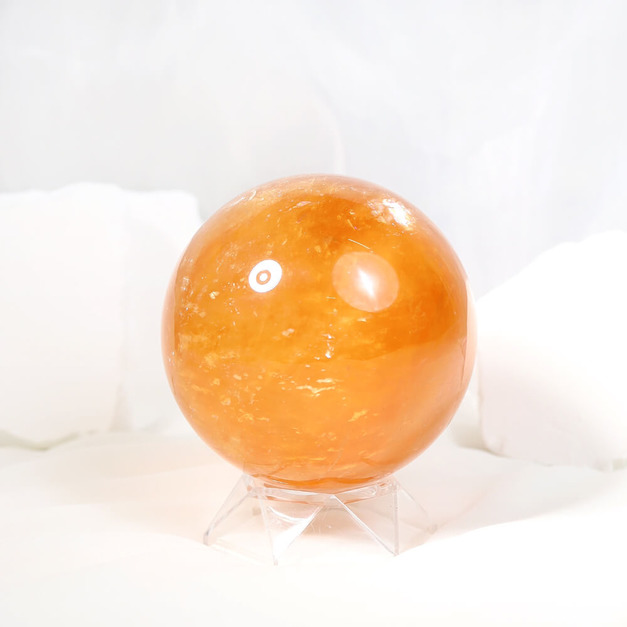 明月 | 黃玉球 9.1cm