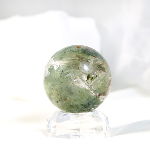 翠綠之星 | 綠幽靈球 4.9cm