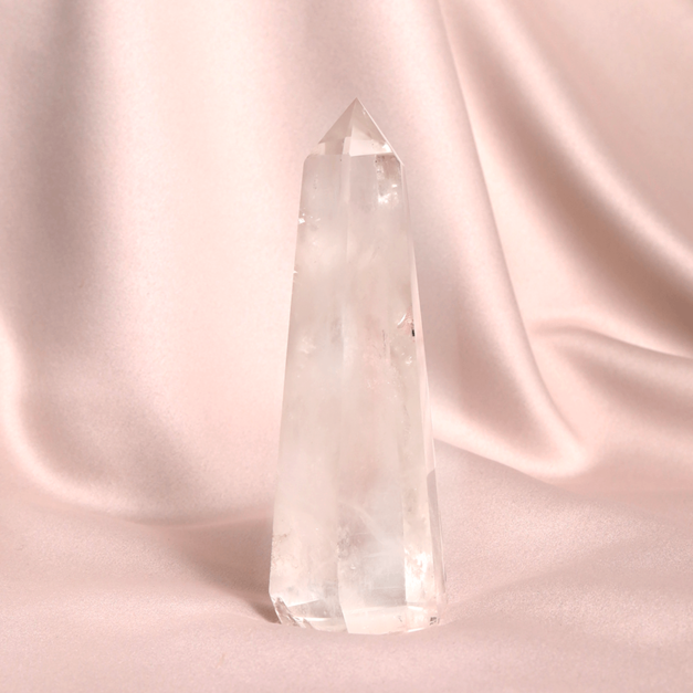 全能之塔 | 頂級白水晶柱 高14.1cm