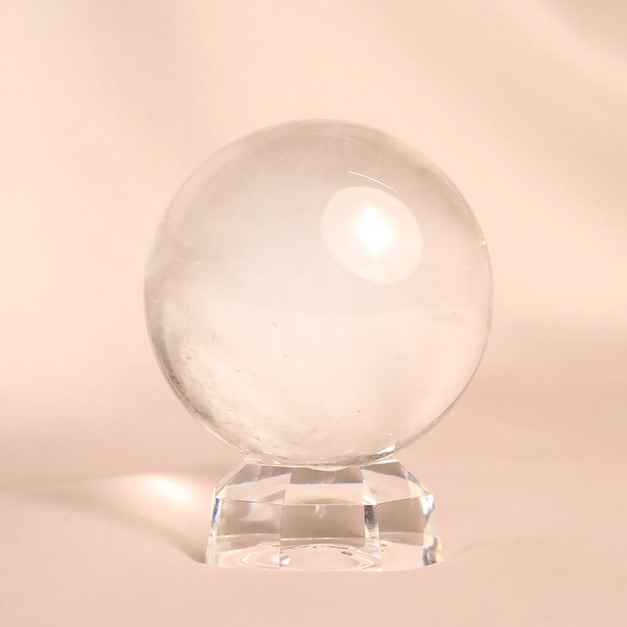 純白羽翼 | 頂級白水晶球6.5cm
