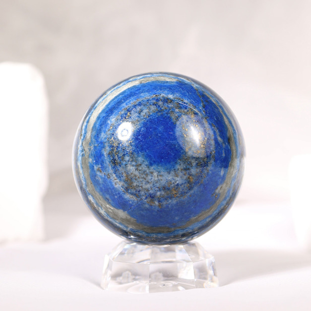 幽藍璀璨 | 青金石球 6.9cm