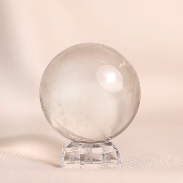 純白羽翼 | 頂級白水晶球5.7cm