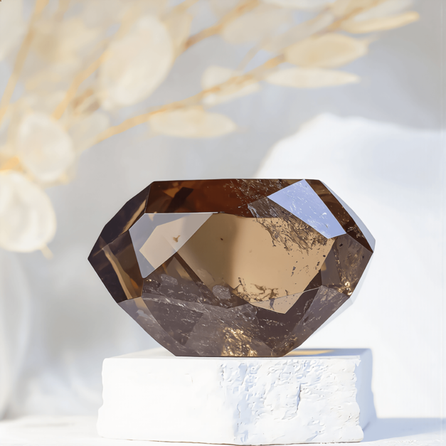 夜之鑽 | 茶晶隨型 長6cm