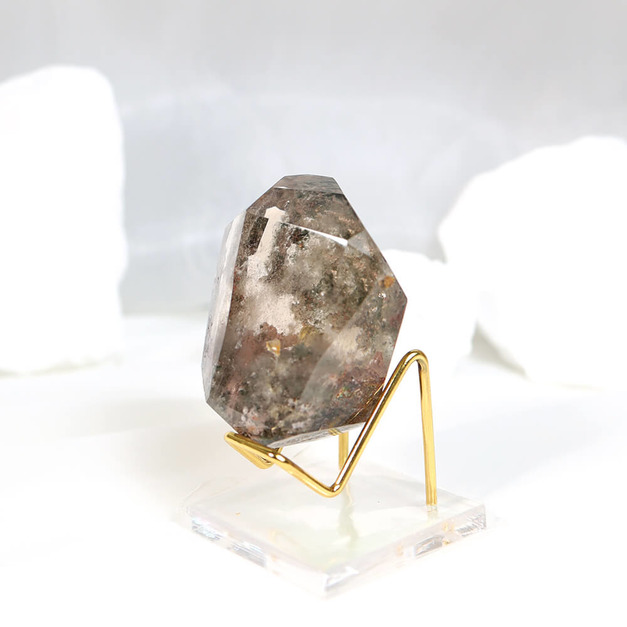 頂級綠幽靈晶柱 高7cm