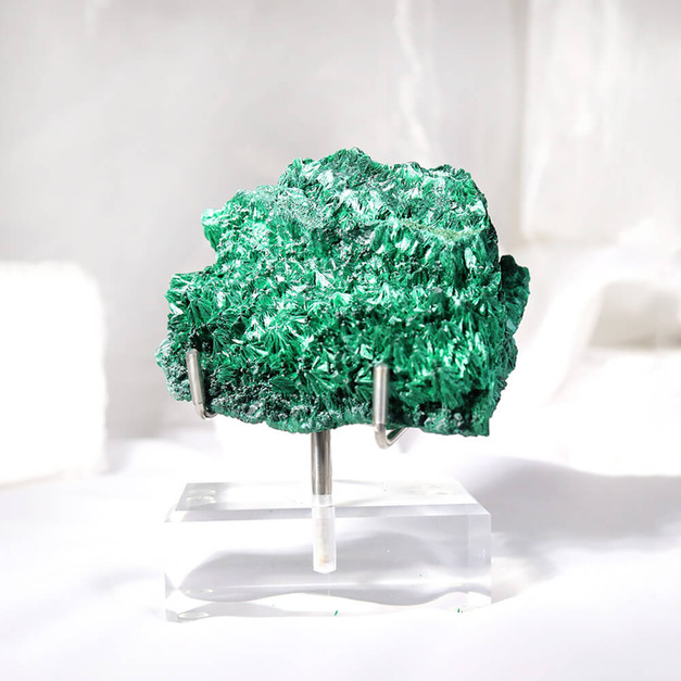 翠光閃耀 | 翠綠束感 孔雀石 長9.9cm