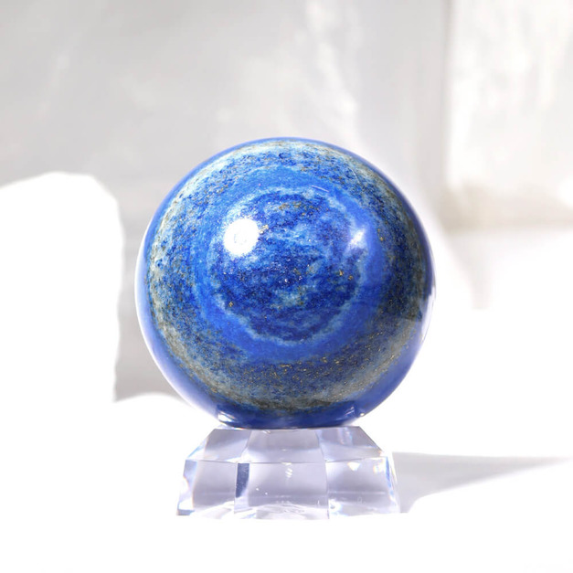 幽藍璀璨 | 青金石球 7.1cm
