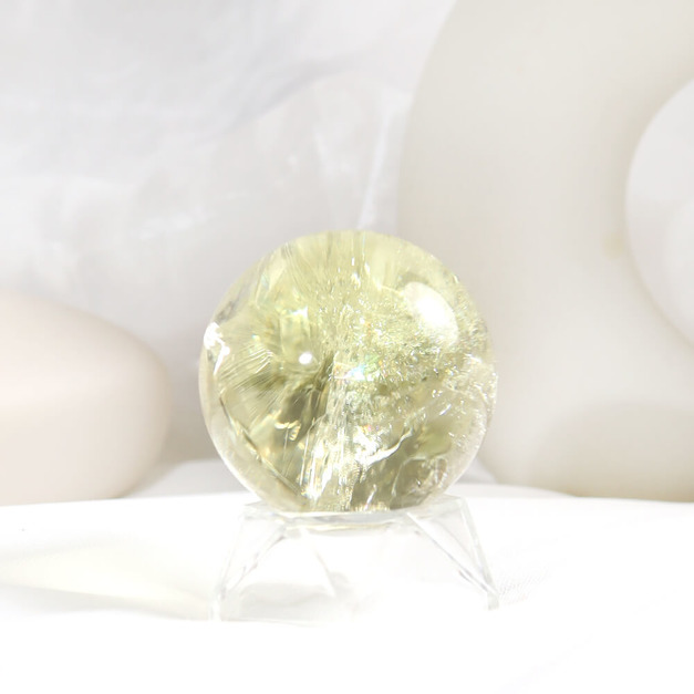 旭日 | 黃水晶球 5cm