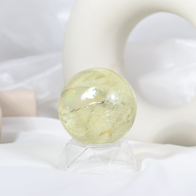 旭日 | 黃水晶球 5cm