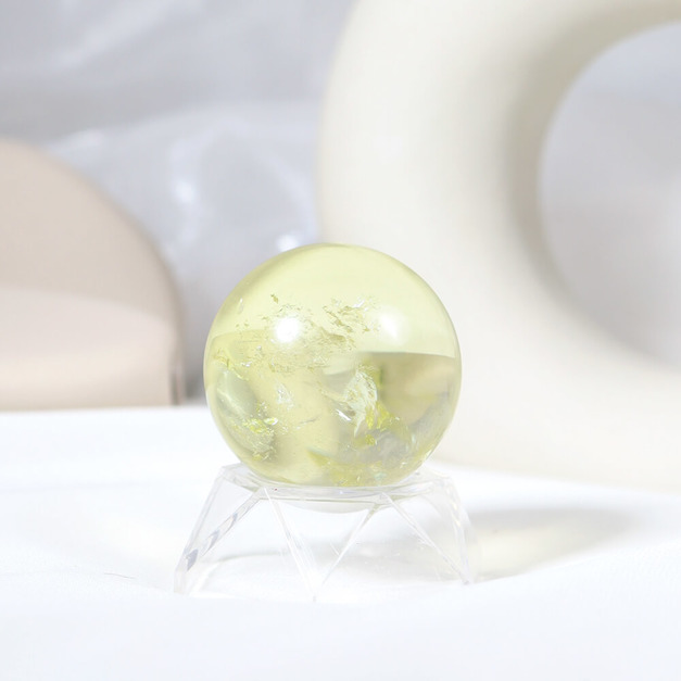 旭日 | 黃水晶球 4.1cm