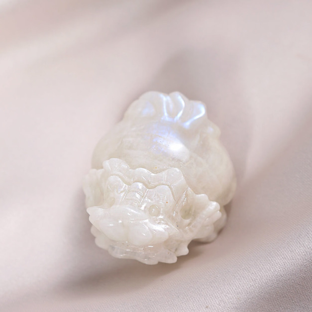 月光石龍龜 | 高3cm
