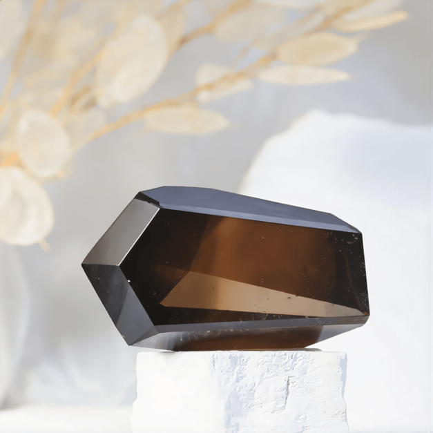 夜之鑽 | 茶晶隨型 長6.5cm