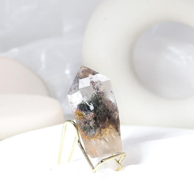 頂級綠幽靈晶柱 高6.8cm