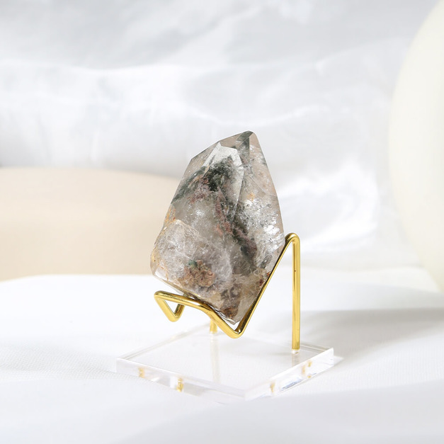 頂級綠幽靈晶柱 高5.4cm