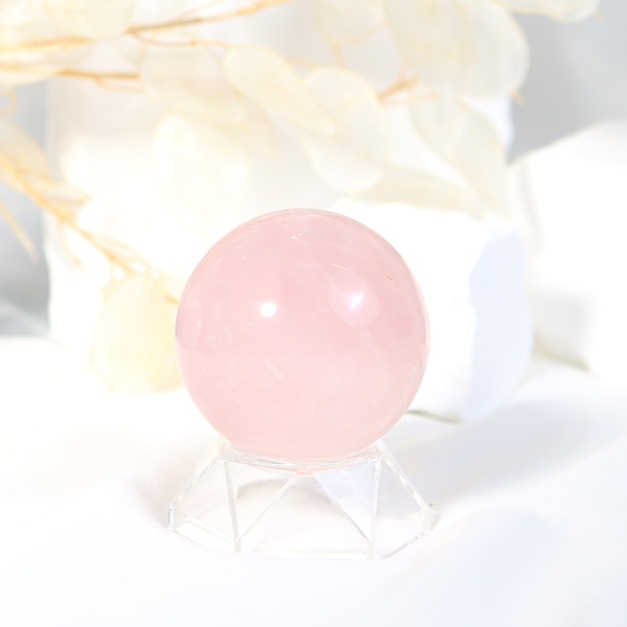 粉水晶球 | 粉晶5.2cm(贈底座)