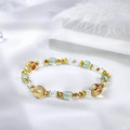 光之森林 | A116黃水晶綠螢石白水晶手鍊_1