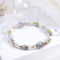 奇蹟之夜 | A124月光石拉長石珍珠手鍊_2