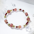 花開的季節 | A151草莓晶石榴石手鍊
