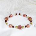 花開的季節 | A151草莓晶石榴石手鍊_3