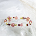 花開的季節 | A151草莓晶石榴石手鍊_4