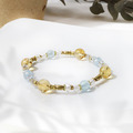 擁抱豐收 | A61海藍寶黃水晶白水晶手鍊_2