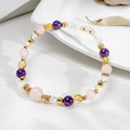 花田裡的夢 | A84紫水晶粉晶月光石手鍊