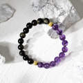 太極 | 伯樂與千里馬 | B02紫水晶黑曜石手鍊