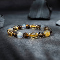 生生不息 | B09鈦晶黃虎眼茶晶黃水晶手鍊_4