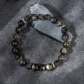 黑武士 | B18金沙黑曜石茶晶手鍊_4