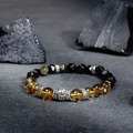 啟動 | 財富自信 B30黑曜石黃水晶手鍊_3