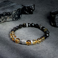 啟動 | 財富自信 B30黑曜石黃水晶手鍊