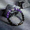 啟動 | 貴人事業 B33黑曜石紫水晶手鍊_1