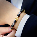 追光者 | B40鈦晶黑髮晶黑曜石手鍊_7