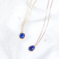 星海的低語 | 925銀厚鍍18K黃金青金石項鍊 P09(雙色可選)_2