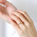 彩霞輕舞 | 925銀厚鍍18K金蛋白石戒指 R05_4