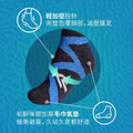 ZILA 抗菌除臭．輕加壓短統男襪-藍_3