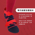 ZILA 3D氣墊包覆運動男襪(左右腳設計)_2