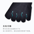 ZILA 抗菌除臭‧立體後跟五趾短統襪(2色)_2